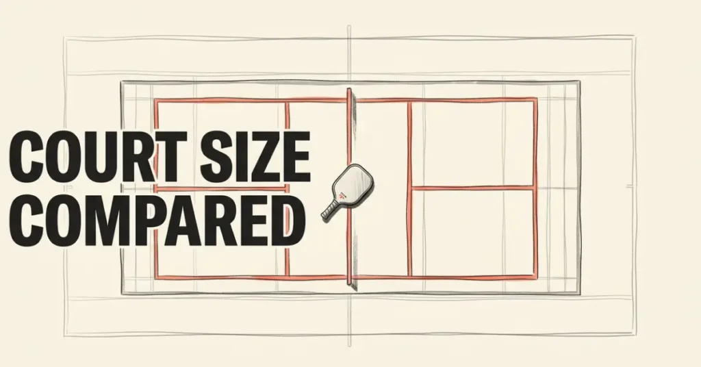 直观比较场地尺寸的示意图