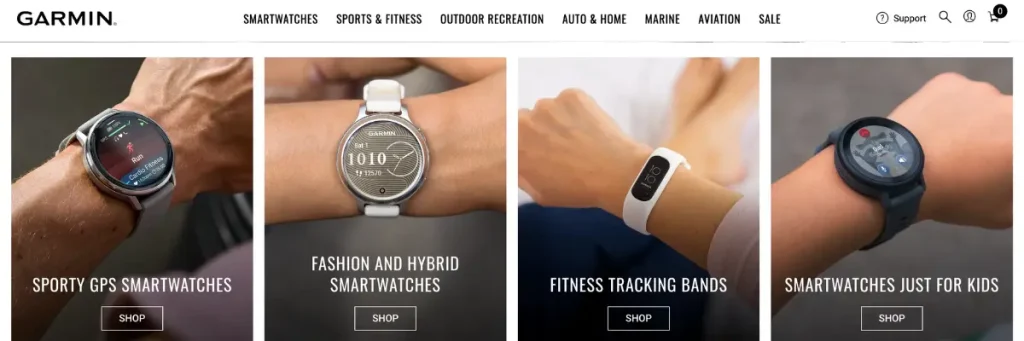 Screenshot of Garmin Fitness Tracking Apps and watches for pickleball players