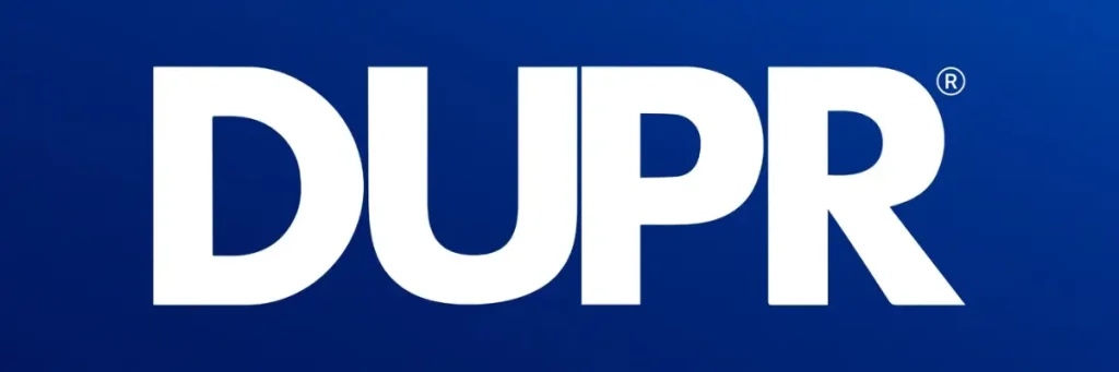 DUPR (Dynamic Universal Pickleball Rating) official logo - global pickleball rating and ranking system