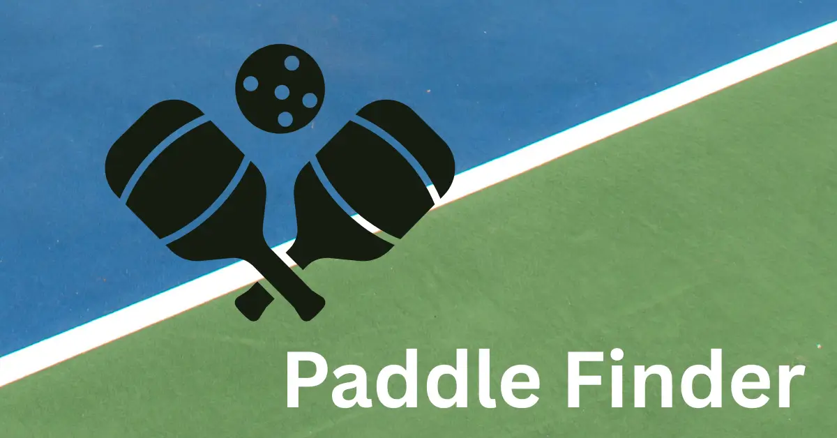 two pickleball paddles on paddle finder quiz teaser image