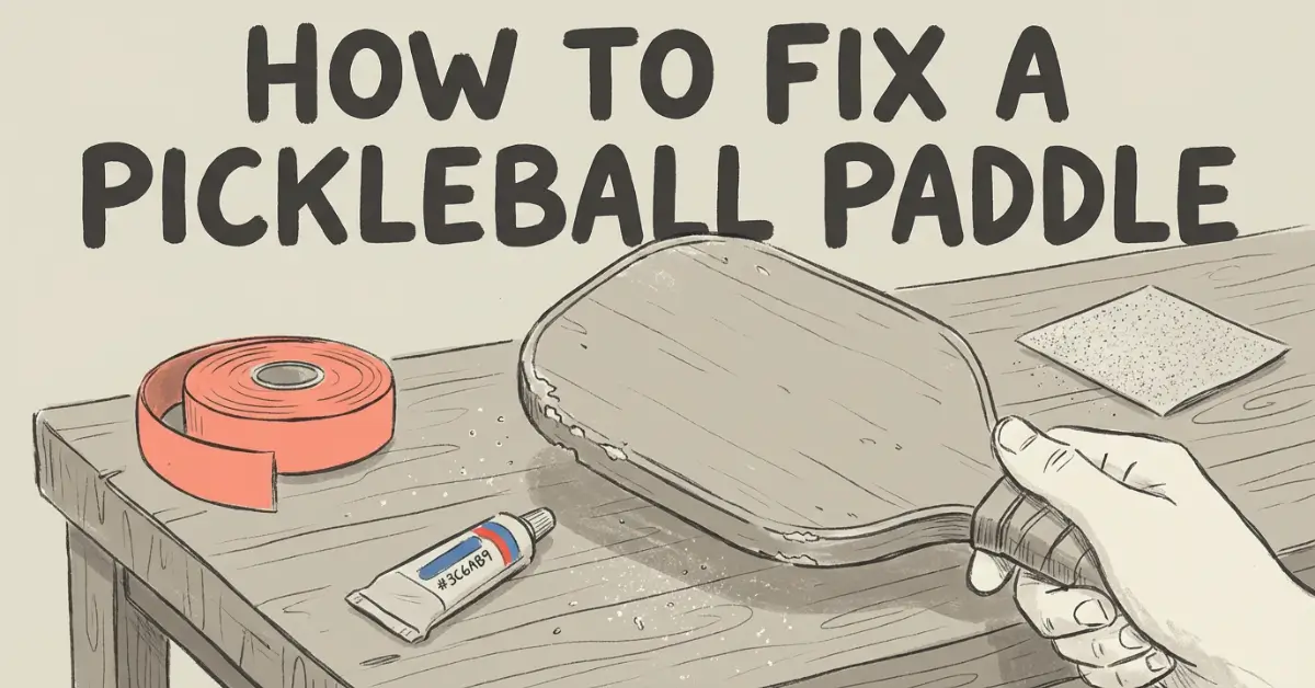 Pickleball Racket Exploded View How To Fix A Pickleball Paddle | Complete DIY Repair Guide