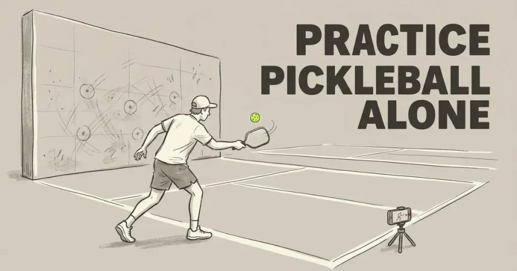 Cách luyện tập Pickleball một mình