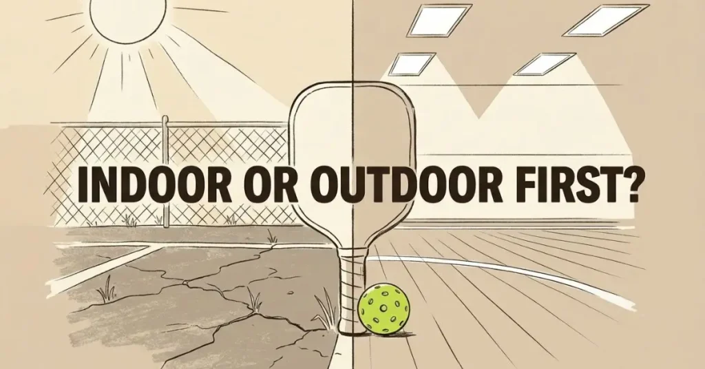 Indoor vs Outdoor Pickleball